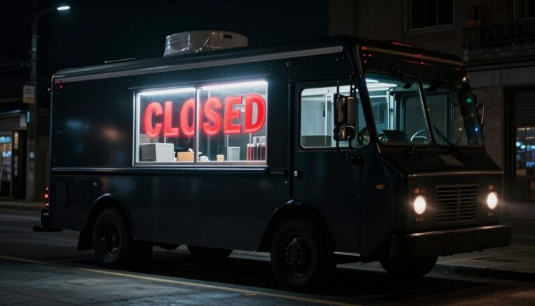 Why Food Trucks Get Closed Overnight