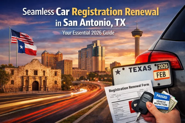 Car Registration Renewal in San Antonio, TX