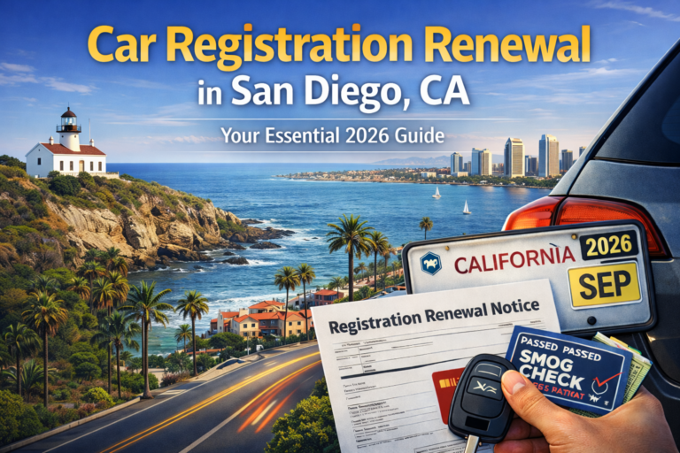 Car Registration Renewal in San Diego, CA