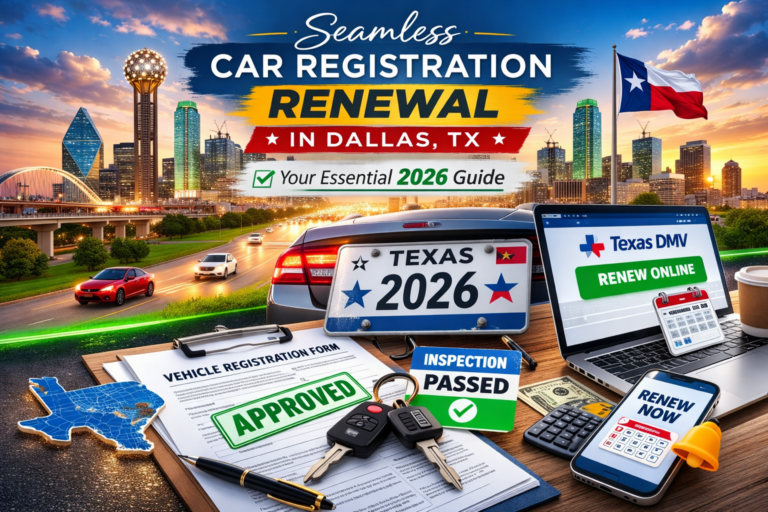 Car Registration Renewal in Dallas, TX